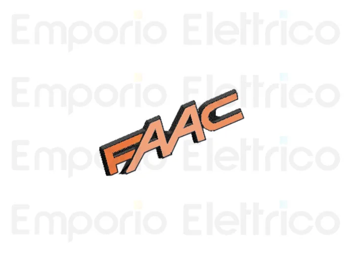 faac ricambio targhetta faac porte automatiche 63003465