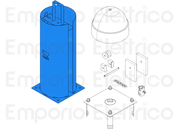 came ricambio telaio pilastro cat-i 88003-0178 (ex code 119rix015)